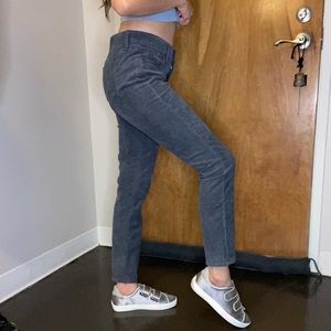 Gray corduroy pants jcrew